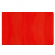 Красная металлическая заготовка визитки