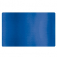 Синяя металлическая заготовка визитки (упаковка 50 шт.)